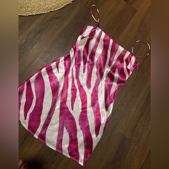 Rhea Mini Dress
The East Order pink zebra print slip party revolve formal $170 - Picture 8 of 14